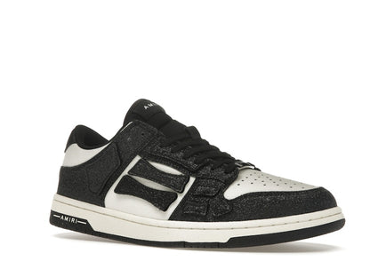 AMIRI Skel Top Low Shimmer Black White