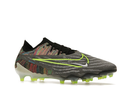 Nike Gripknit Phantom GX Elite Fusion FG Black White Blue Glow Volt