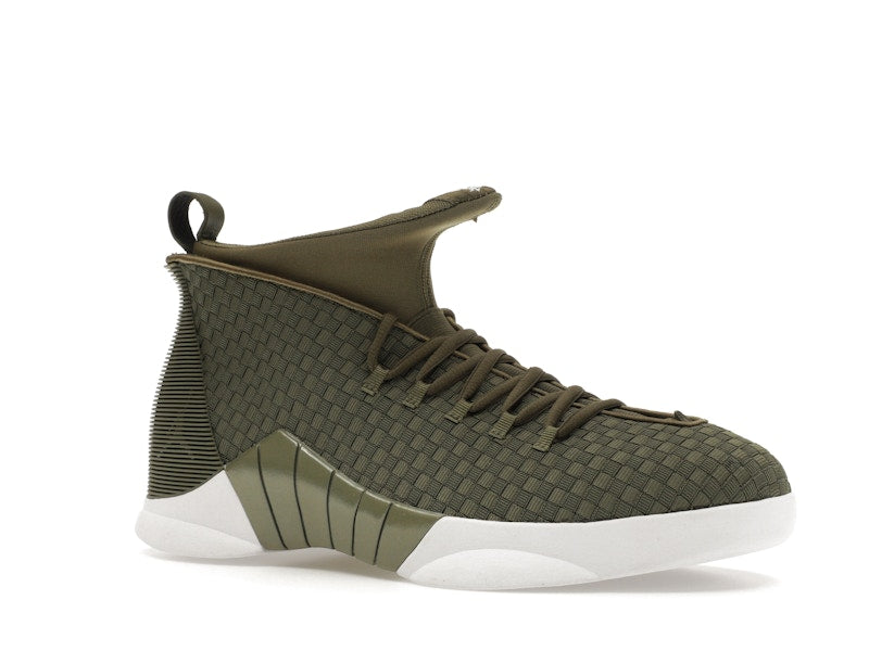 Jordan 15 Retro PSNY Woven Olive