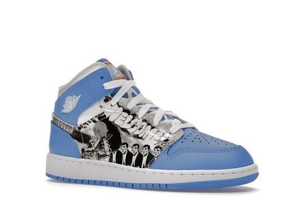 Jordan 1 Mid Sneaker School Game Winner (GS)