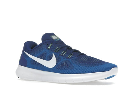 Nike Free Rn 2017 Deep Royal Blue White-Soar