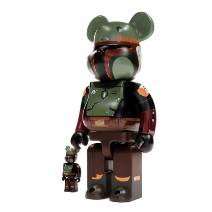 Bearbrick x Star Wars Boba Fett (Recovered Armor) 100% & 400% Set