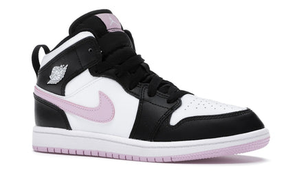 Jordan 1 Mid White Black Light Arctic Pink (PS)