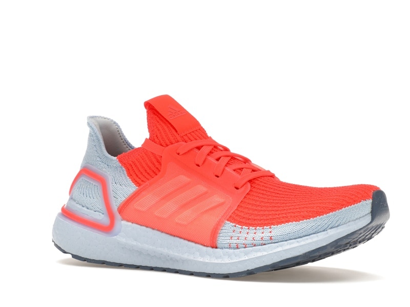 adidas Ultra Boost 19 Solar Red Glow Blue