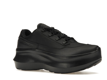 Salomon SR811 Leather Platform Comme des Garcons Black