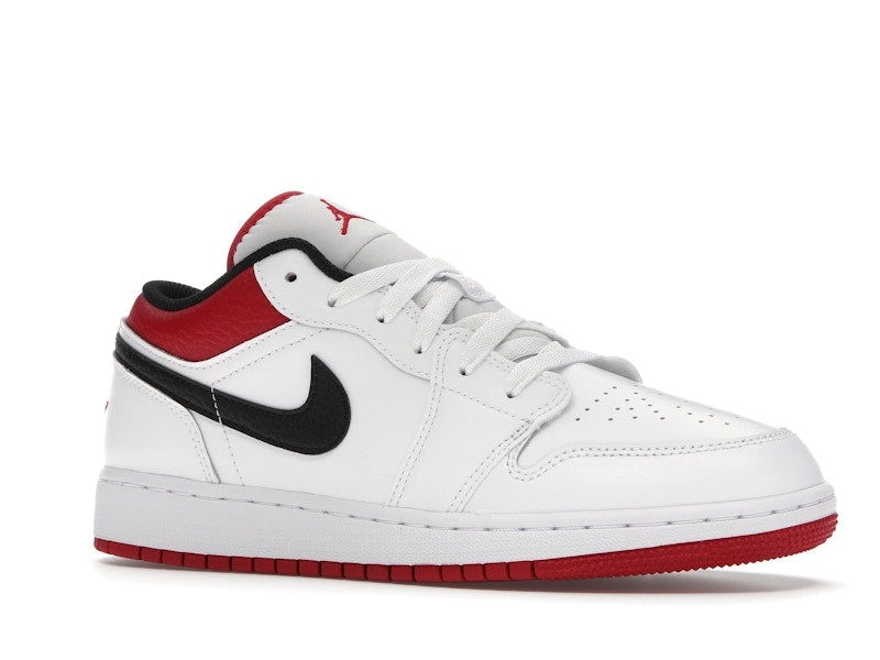 Jordan 1 Low White Gym Red (GS)