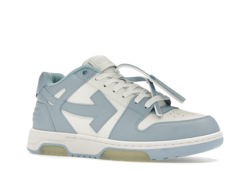 Off-White Out Of Office Calf Leather White Baby Blue