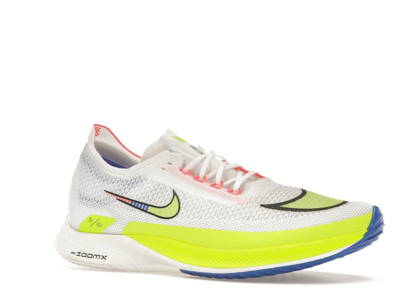 Nike ZoomX Streakfly Premium White Volt Racer Blue