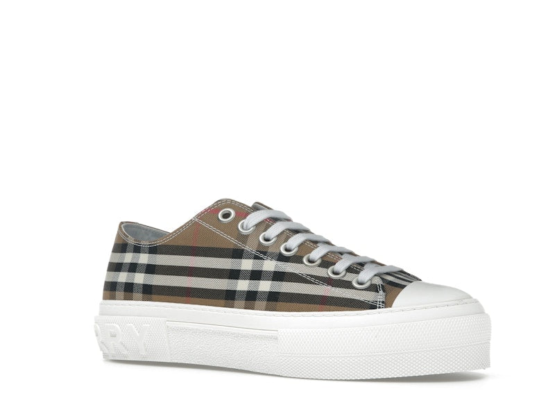 Burberry Low Top House Check Sneaker Taupe Brown (Women's)
