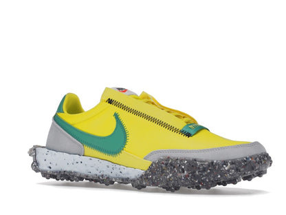 Nike Waffle Racer Crater Yellow Strike Roma Green (Women's)