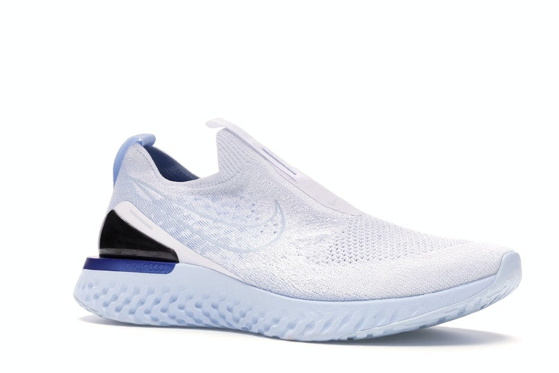 Nike Epic React Moc Flyknit White Hydrogen Blue