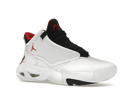 Jordan Max Aura 4 White Black University Red