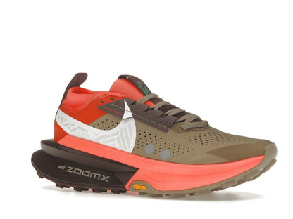 Nike ZoomX Zegama 2 Khaki Hyper Crimson Burgundy Crush White