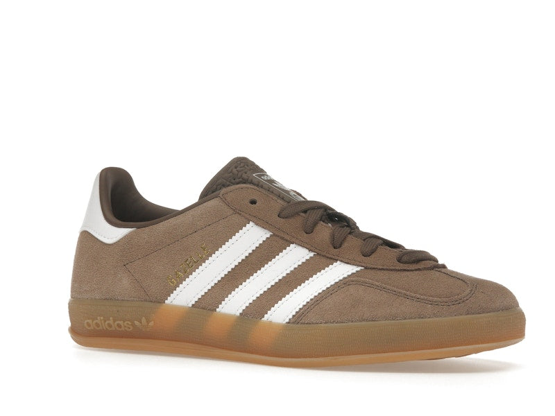 adidas Gazelle Indoor Earth Strata White Gold Metallic