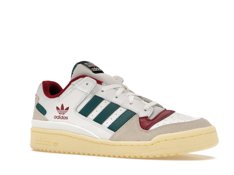 adidas Forum Low White Teal Burgundy