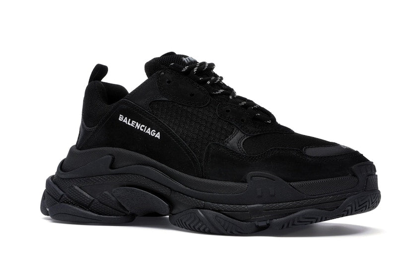 Balenciaga Triple S Triple Black (2018 Reissue) (Nondistressed)