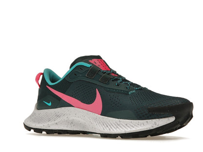 Nike Pegasus Trail 3 Dark Teal Green Pink Glow (Women's)