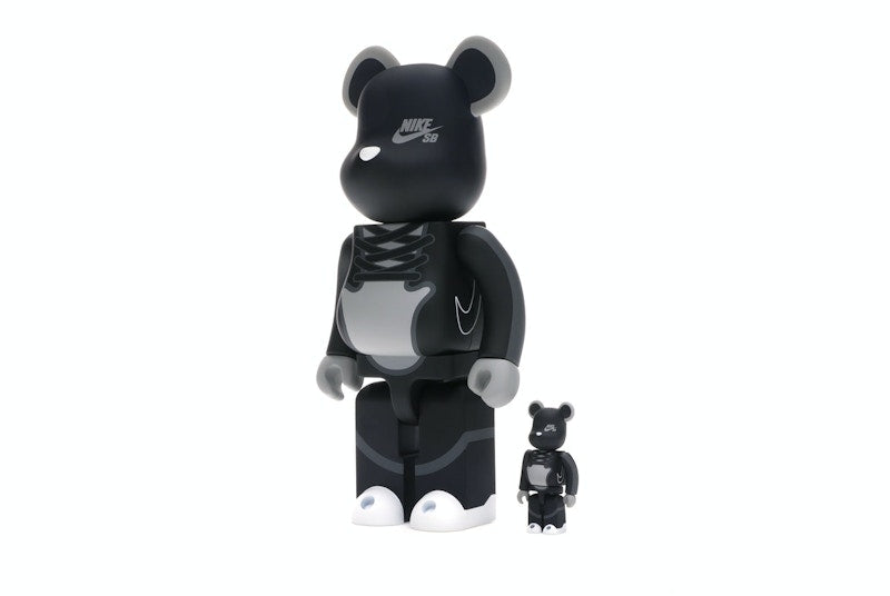 Bearbrick Nike SB 100% & 400% Set Black