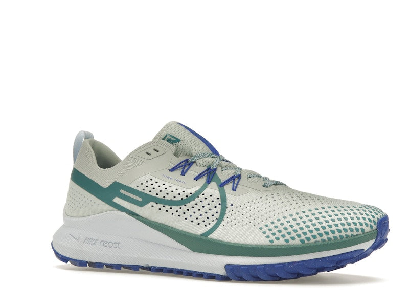 Nike React Pegasus Trail 4 Light Silver Racer Blue Football Grey Mineral Teal