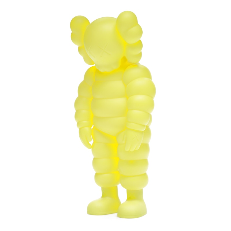 KAWS What Party Vinyl Figure Yellow