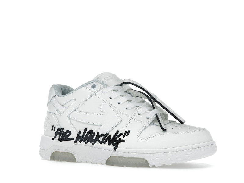 OFF-WHITE Out Of Office OOO Low Tops For Walking White Black (Women's)