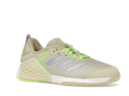 adidas Dropset 3 Strength Powder Yellow Matte Silver Lucid Lemon (Women's)