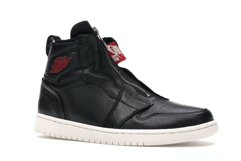 Jordan 1 Retro High Zip Black Gym Red Phantom (Women's)