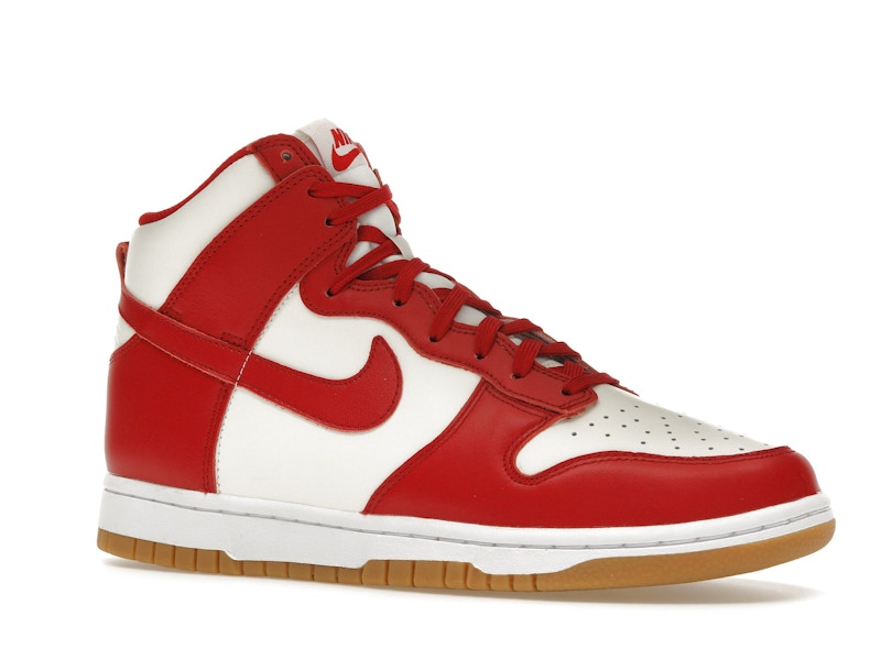 Nike Dunk High Sail Gym Red Gum (Women's)