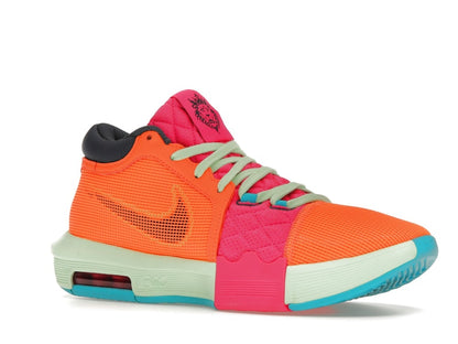 Nike LeBron Witness 8 Total Orange Laser Fuchsia