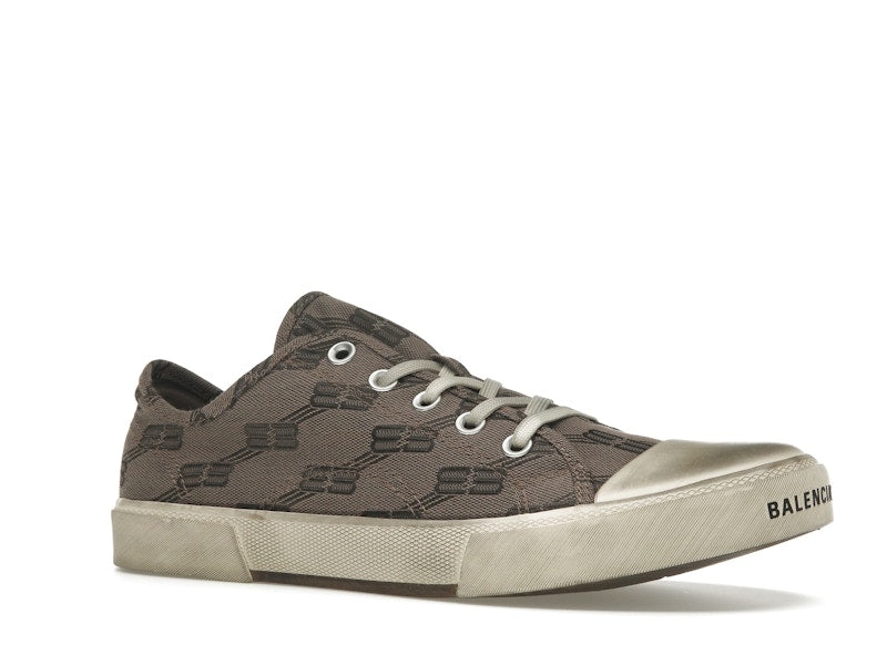 Balenciaga Paris Low 'BB Monogram Dark Mink Grey