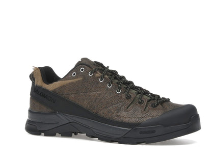 Salomon X-ALP Low Distressed Leather Dark Earth Black