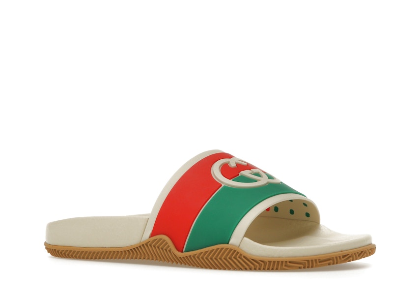 Gucci Slides Interlocking G Orange (Women's)