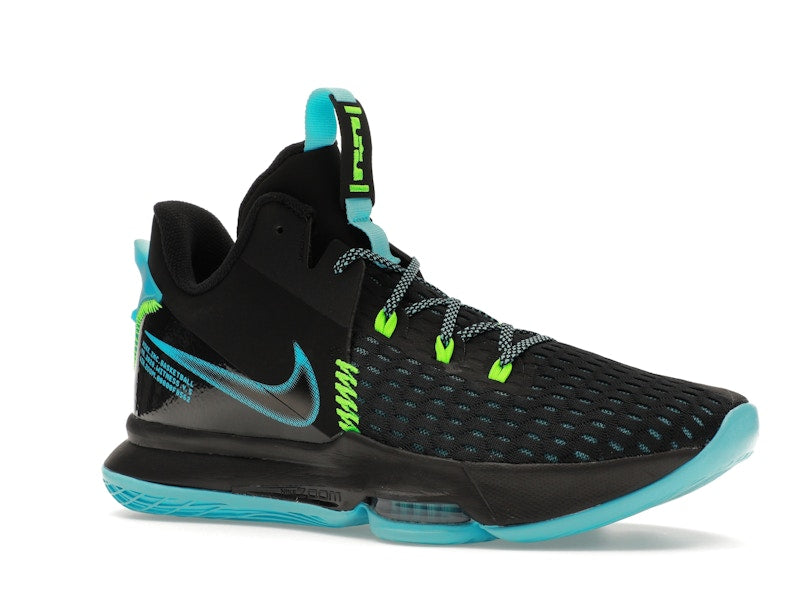Nike LeBron Witness 5 Black Light Blue Fury