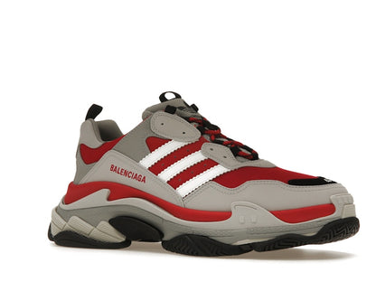 Balenciaga x adidas Triple S Red Grey Black