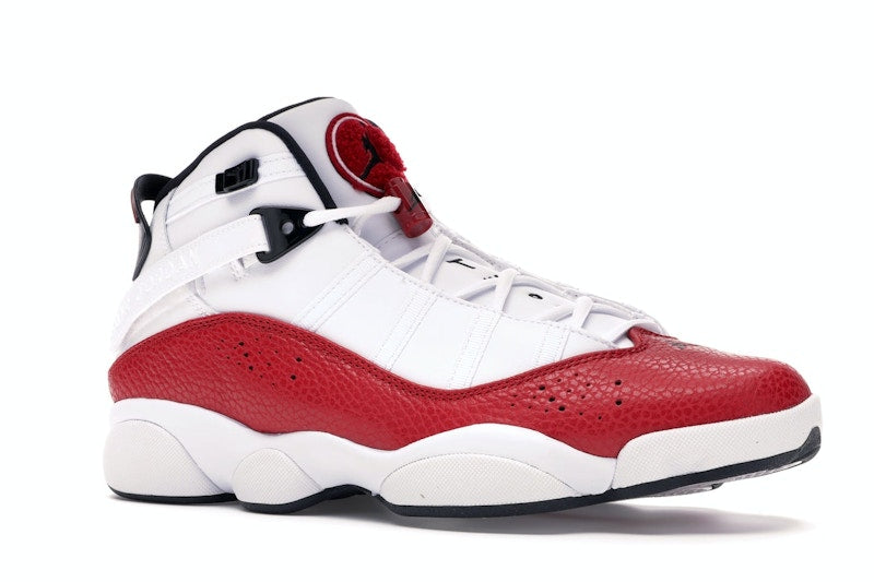 Jordan 6 Rings White University Red