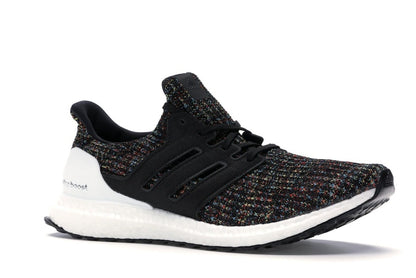 adidas Ultra Boost 4.0 Black Multi-Color White Heel Cage
