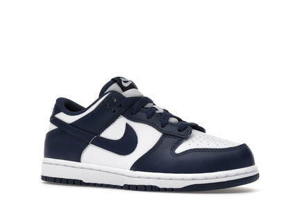 Nike Dunk Low White Midnight Navy (PS)