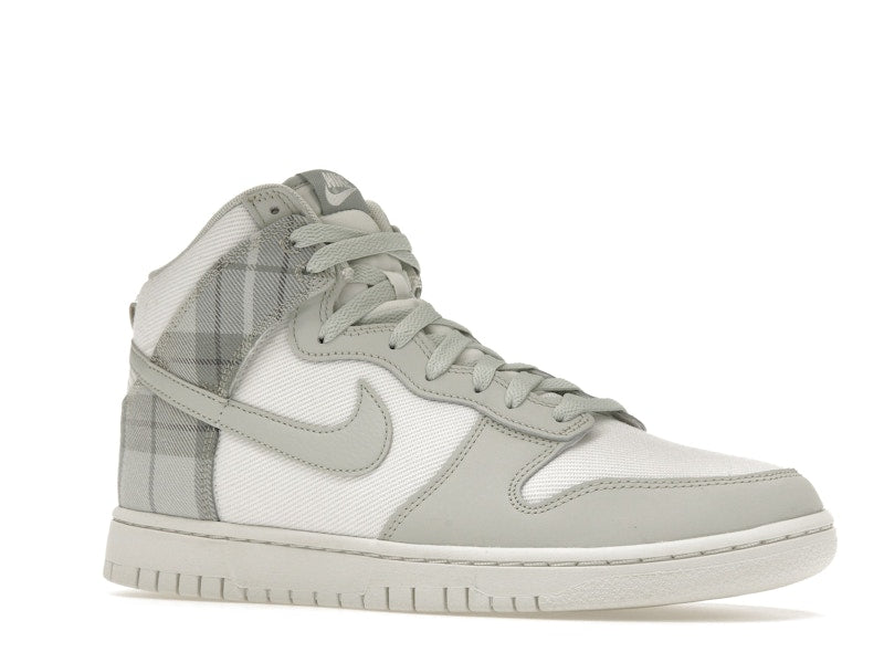 Nike Dunk High SE Tartan Plaid White Light Green