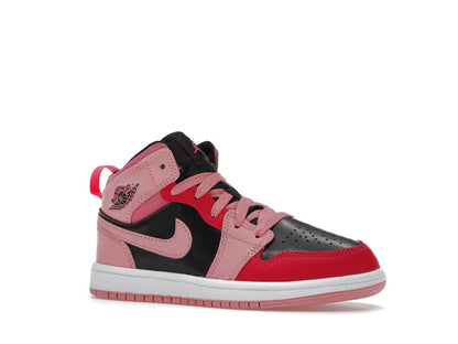 Jordan 1 Mid Coral Chalk (PS)