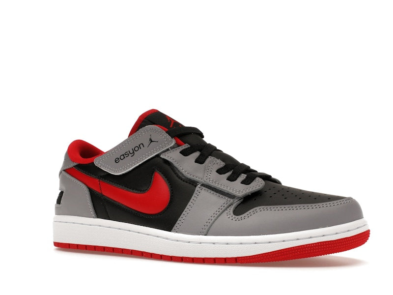 Jordan 1 Low Flyease Fire Red Cement Grey