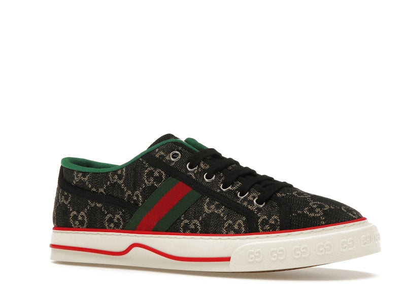 Gucci Tennis 1977 GG Logo Black Multi