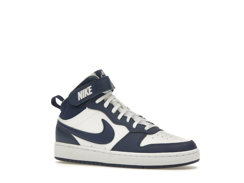 Nike Court Borough Mid 2 White Blue Void (GS)