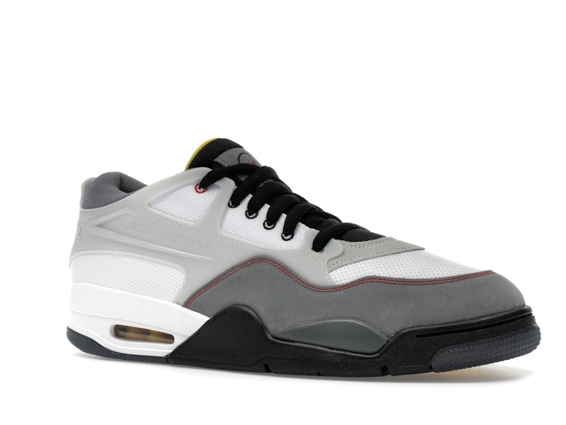 Jordan 4 RM Premium White Black Smoke Grey Fire Red