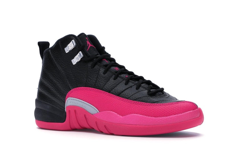 Jordan 12 Retro Black Deadly Pink (GS)