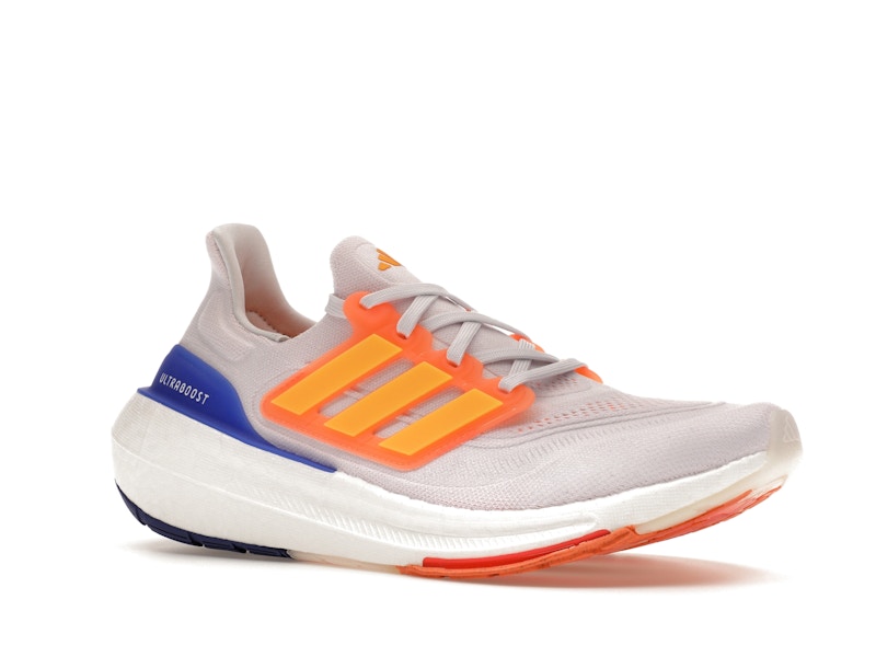 adidas Ultra Boost Light Cloud White Solar Gold Lucid Blue