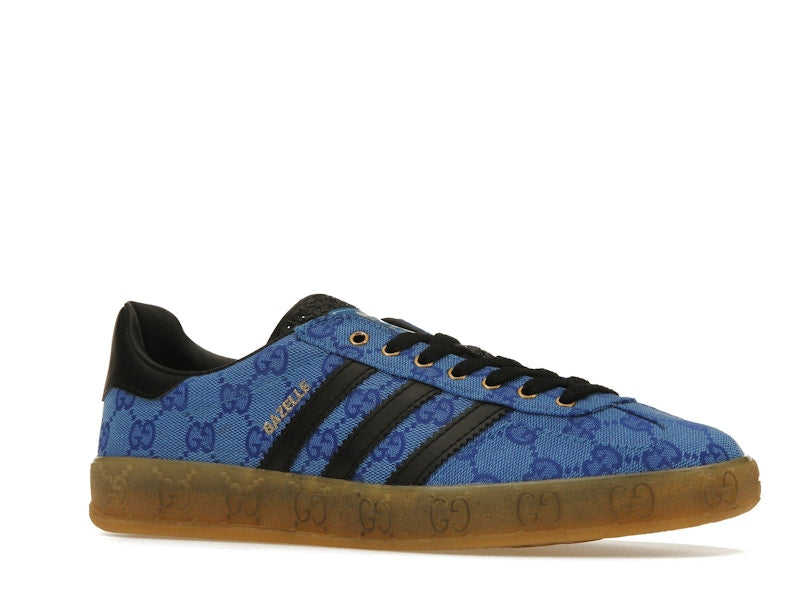 adidas x Gucci Gazelle Blue GG Monogram