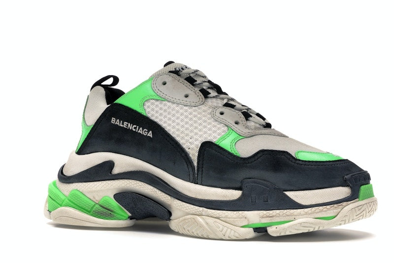 Balenciaga Triple S Mr. Porter Neon Green 2018
