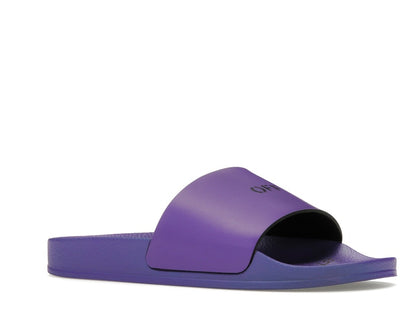 OFF-WHITE Off Stamp Slide Dark Violet Black (Women's)