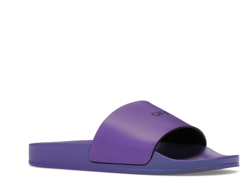 OFF-WHITE Off Stamp Slide Dark Violet Black (Women's)
