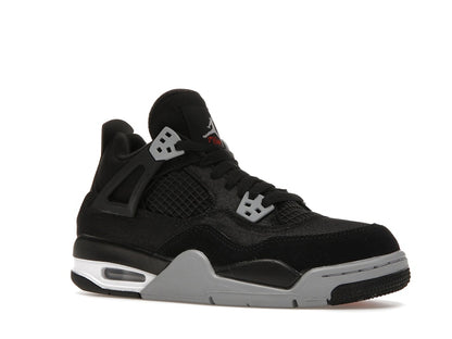 Jordan 4 Retro Black Canvas (GS)